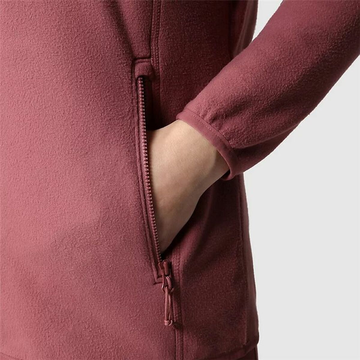 Fleece Lining The North Face Red Lady