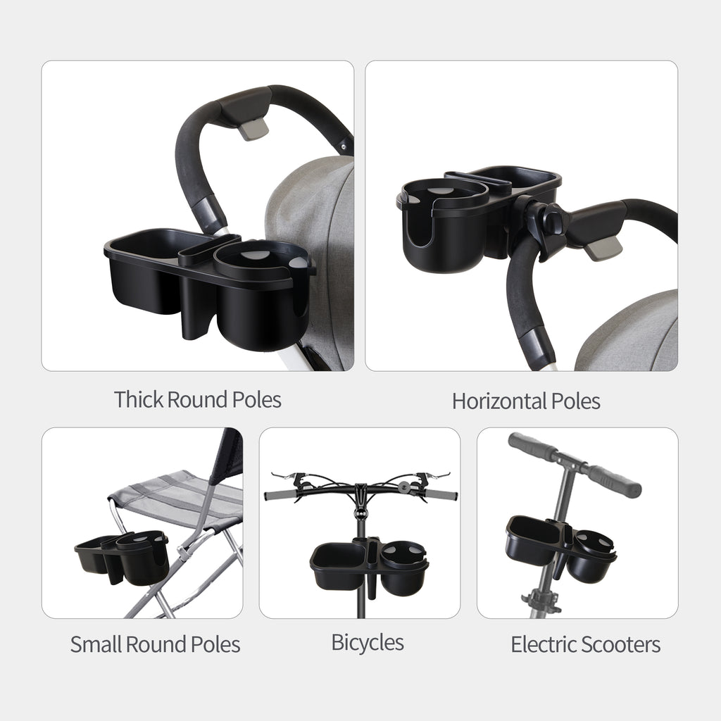 Universal Stroller Cupholder -  3 in one