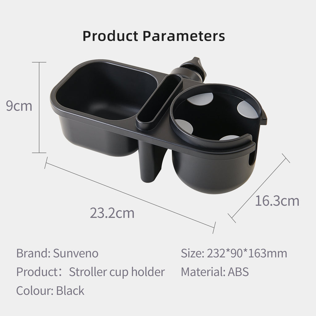 Universal Stroller Cupholder -  3 in one
